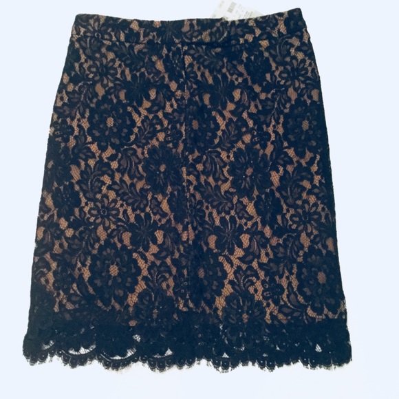 Cache Dresses & Skirts - Cache Black Lace Skirt Size 4